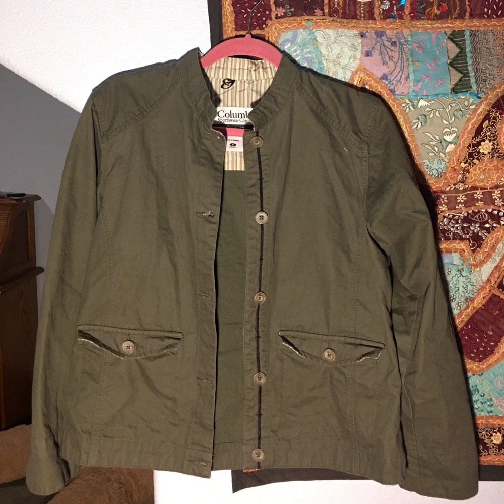 Olive Green Columbia Jacket